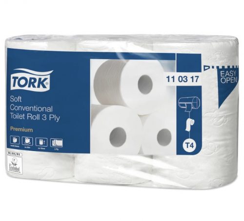 Tork T4 kistek. toalettpapír Prem ExtraSoft, 3rtg - 110317