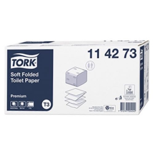 Tork T3 hajtott toalettpapír soft. fehér, 2rtg - 114273