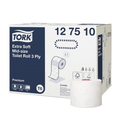 Tork T6 tek. toalettpapír mide size 3rtg - 127510