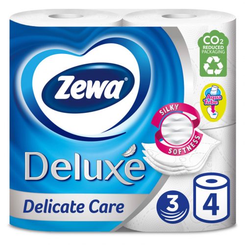 Zewa Deluxe Toalettpapír 3 réteg fehér 4tekercs/csomag