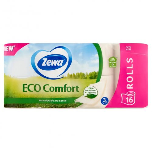 Zewa Eco Comfort Toalettpapír 3 réteg 16 tekercs/csomag