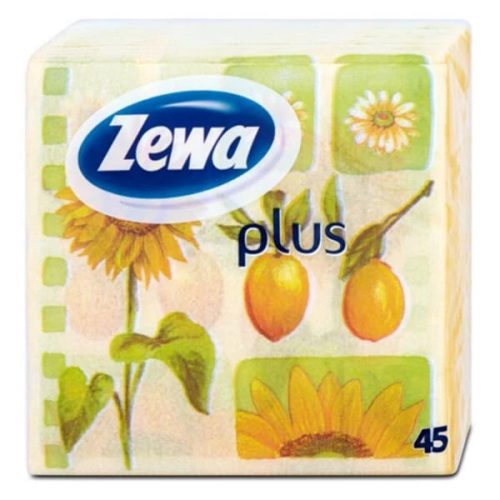 Zewa Plus 1 rétegű szalvéta mintás 45db/csomag