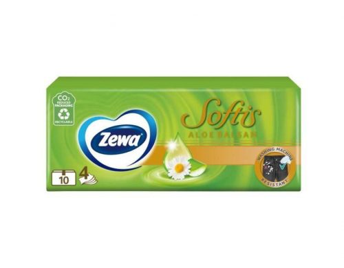 Zewa Softis 4 rétegű papírzsebkendő Balzsam 10x9 db/csomag