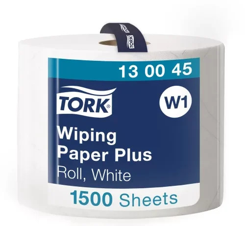 TORK W1 Törlőpapír tek. Plusz Ecolabel 2 rtg fehér, 1*510m,   23,5*34*1500lap - 130045