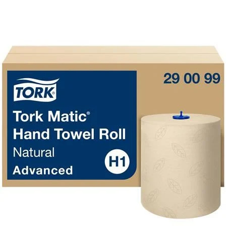 TORK H1 Kéztörlő tekercs Natural Advance 2 réteg natúr, 6*150m*21 cm/karton - 290099