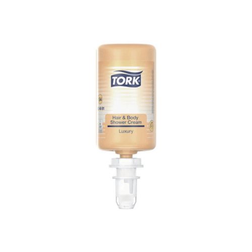 TORK S4 Tusfürdő és sampon Premium 1 liter, argán olaj-vanília illat - 424661